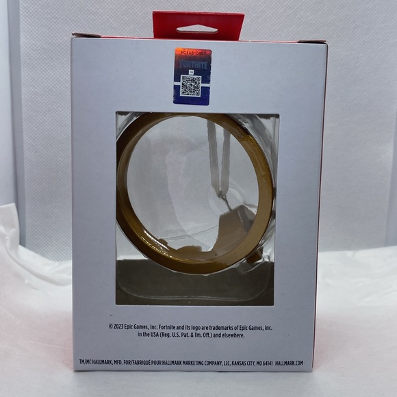Hallmark Cards Gold Fortnite Victory Crown Christmas Decorative Hanging Ornament - Picture 3 of 7